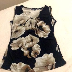 New York  & Company blouse without sleeves. Size M